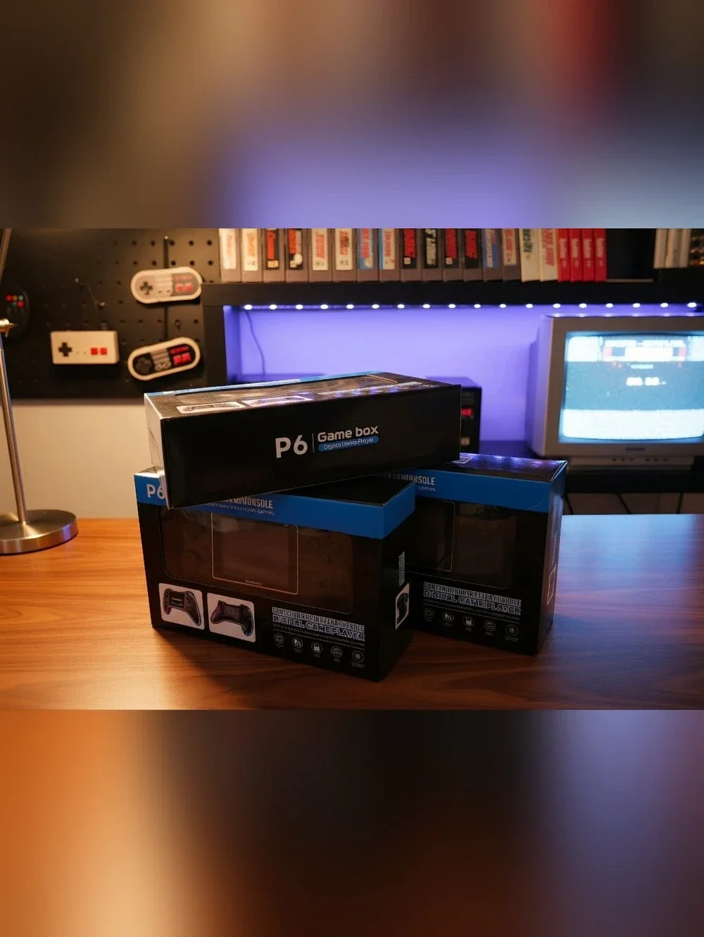 P6 Controllerview Retro Console Digital Game Player $30 For ONE BOX